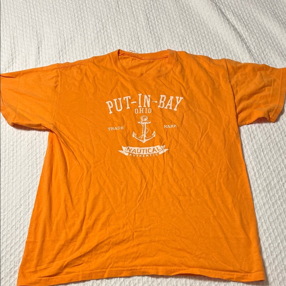 Orange Men's PUT-IN-BAY OHIO T-Shirt